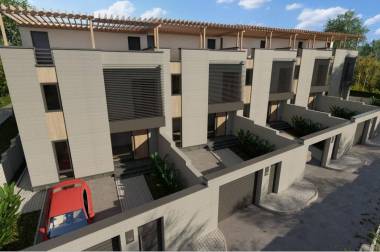 Перспективный проект на постройку пяти 2-х этажных Townhouse на 10 сотках , сел. Гратиешты img